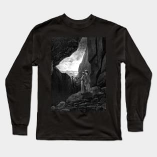 High Resolution Gustave Doré Illustration The Exit From Hell Long Sleeve T-Shirt